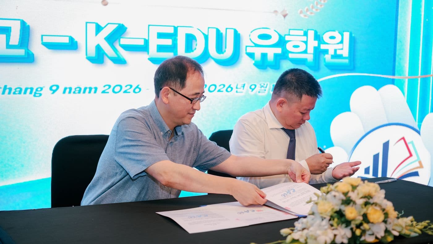 Lễ ký kết hợp tác giữa Chung-Ang và K-EDU, tháng 9/2026.