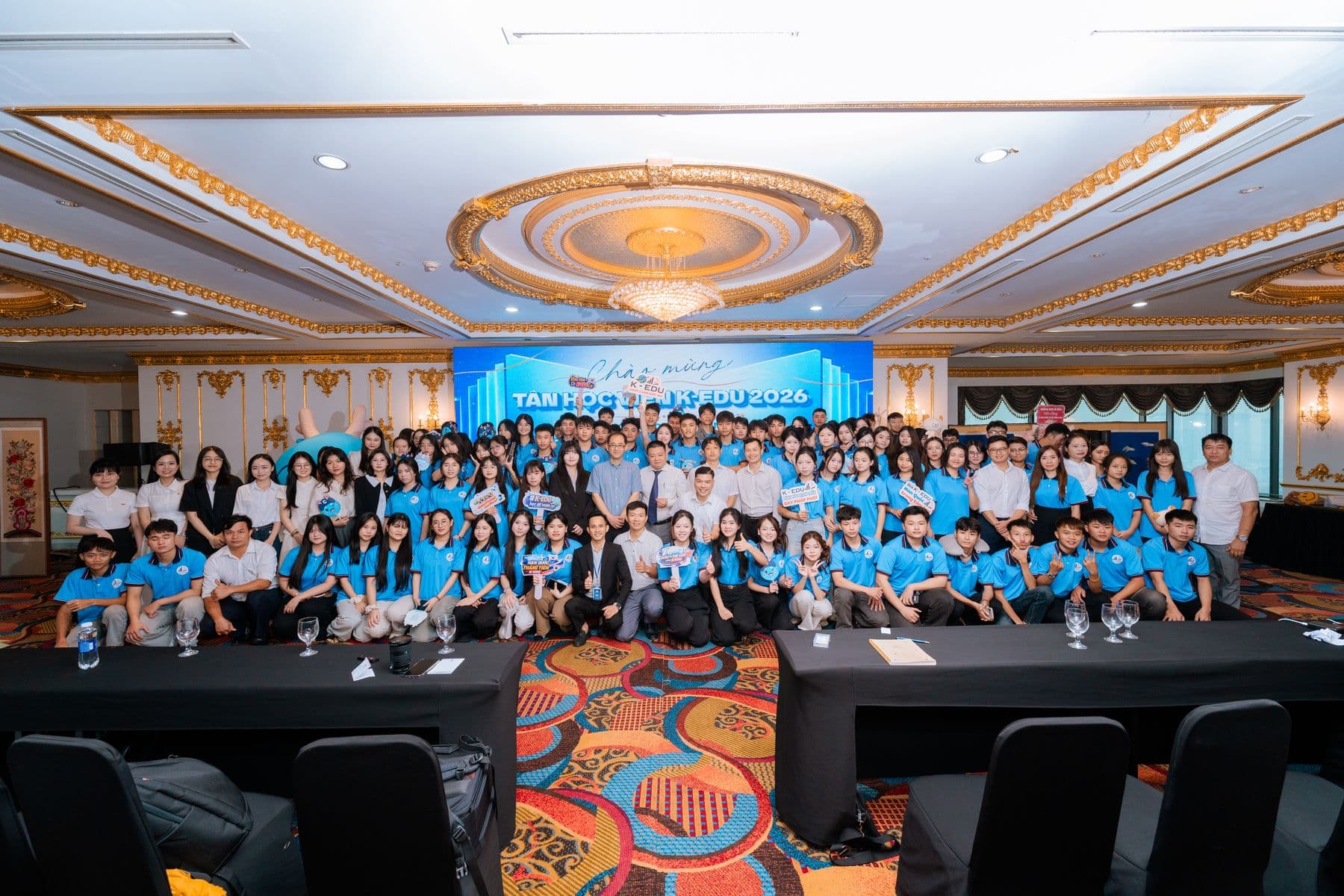 Tập thể K-EDU và tân học viên khép lại buổi sáng 14/9/2026.